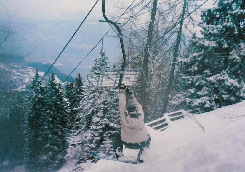 agganciarsi alla seggiovia in movimento! esercizi in stile libero